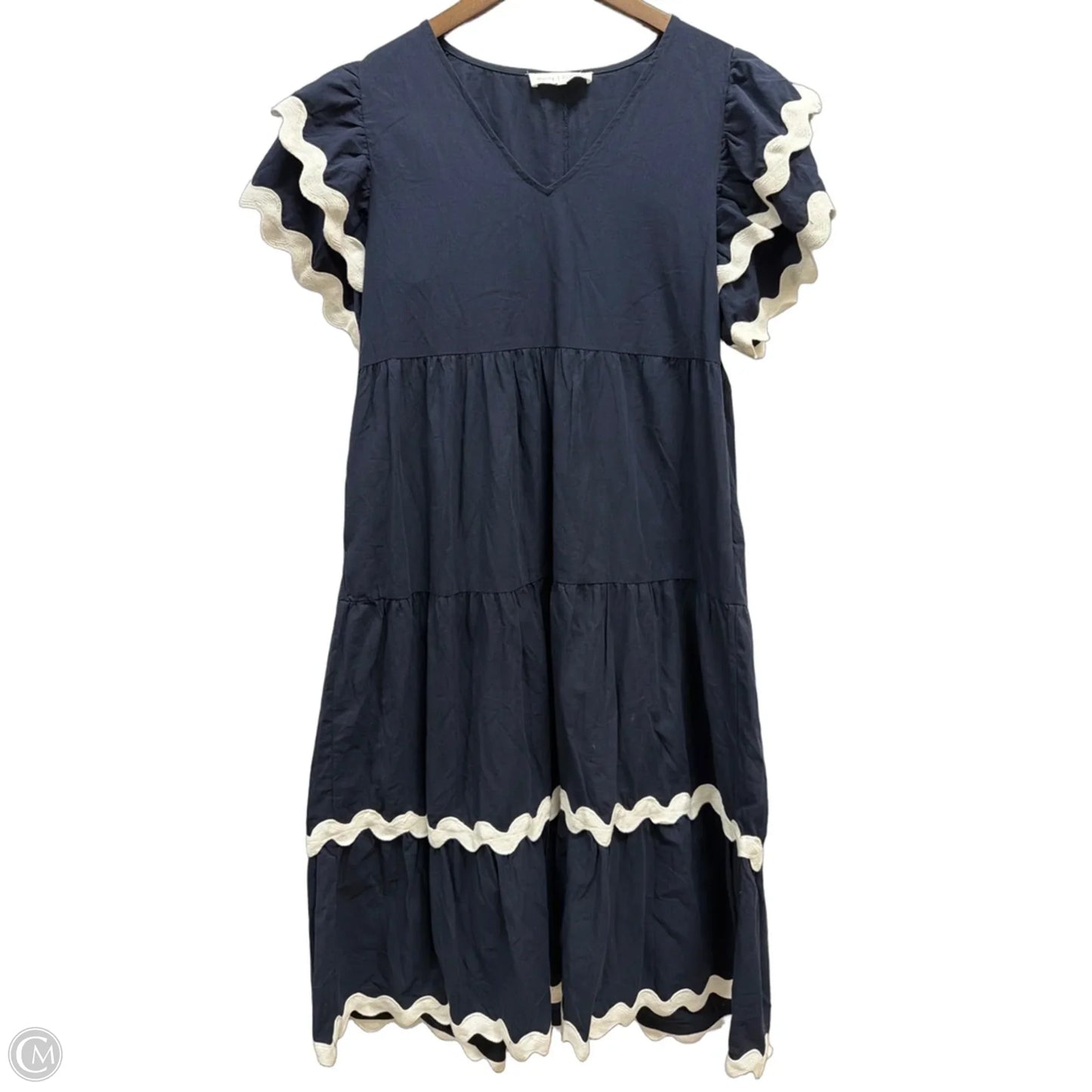Dress Casual Maxi By Clothes Mentor In Navy, Size: S
