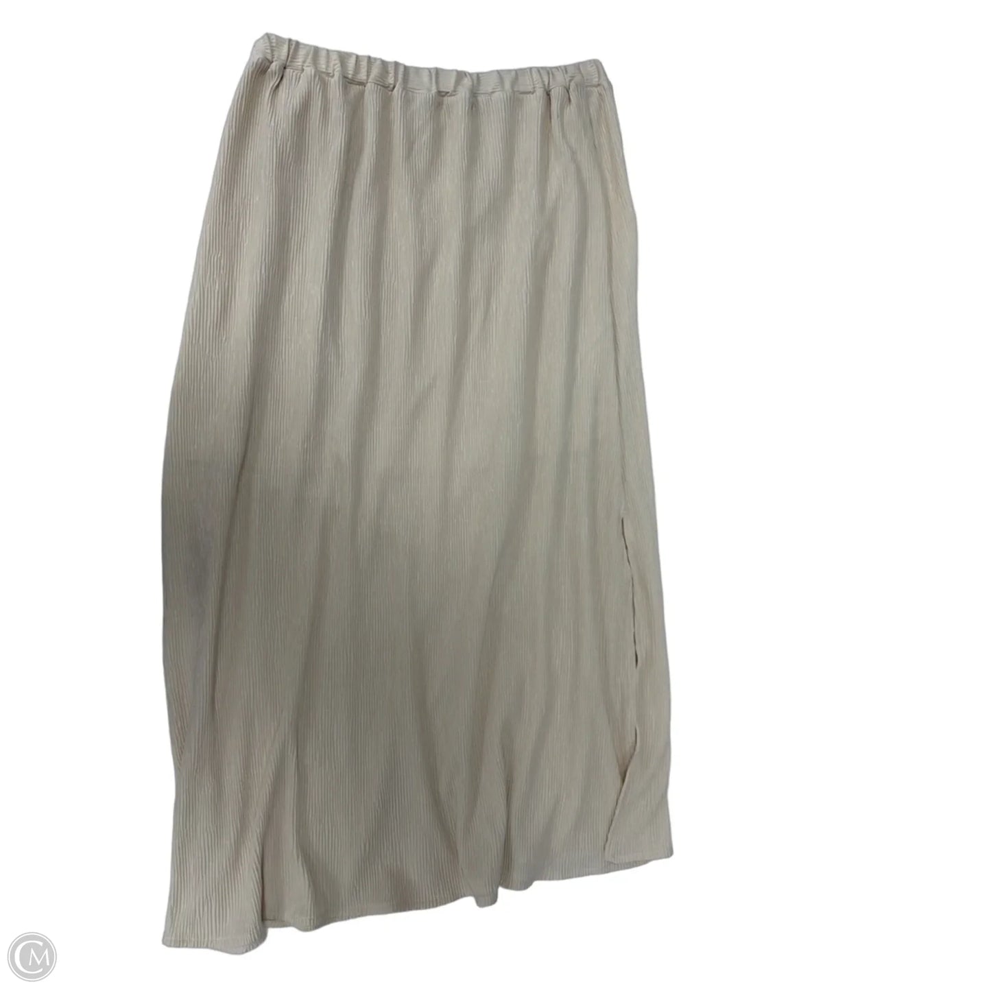 Skirt Maxi By Nine West Apparel In Cream, Size: M