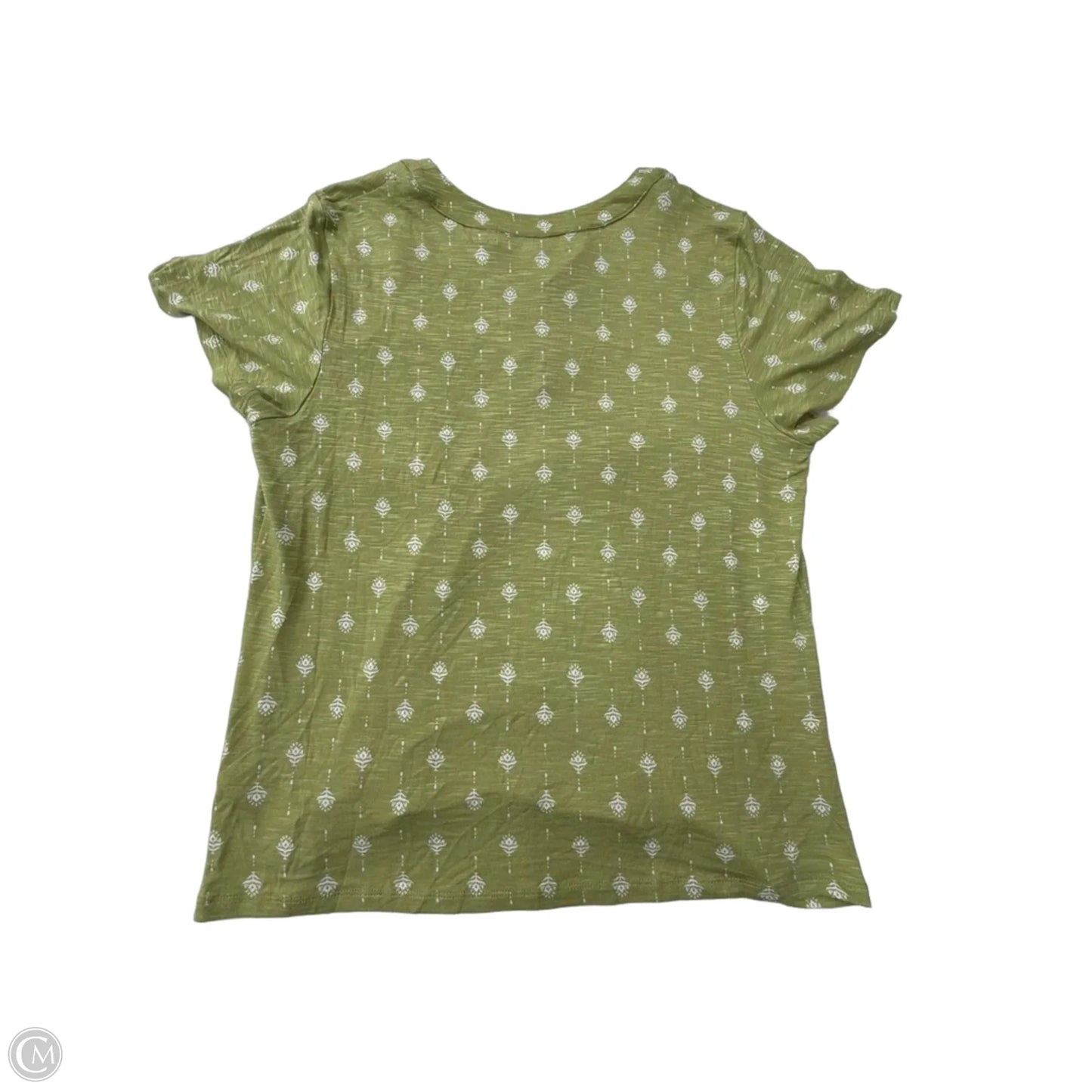 Top Short Sleeve By Clothes Mentor In Green, Size: M