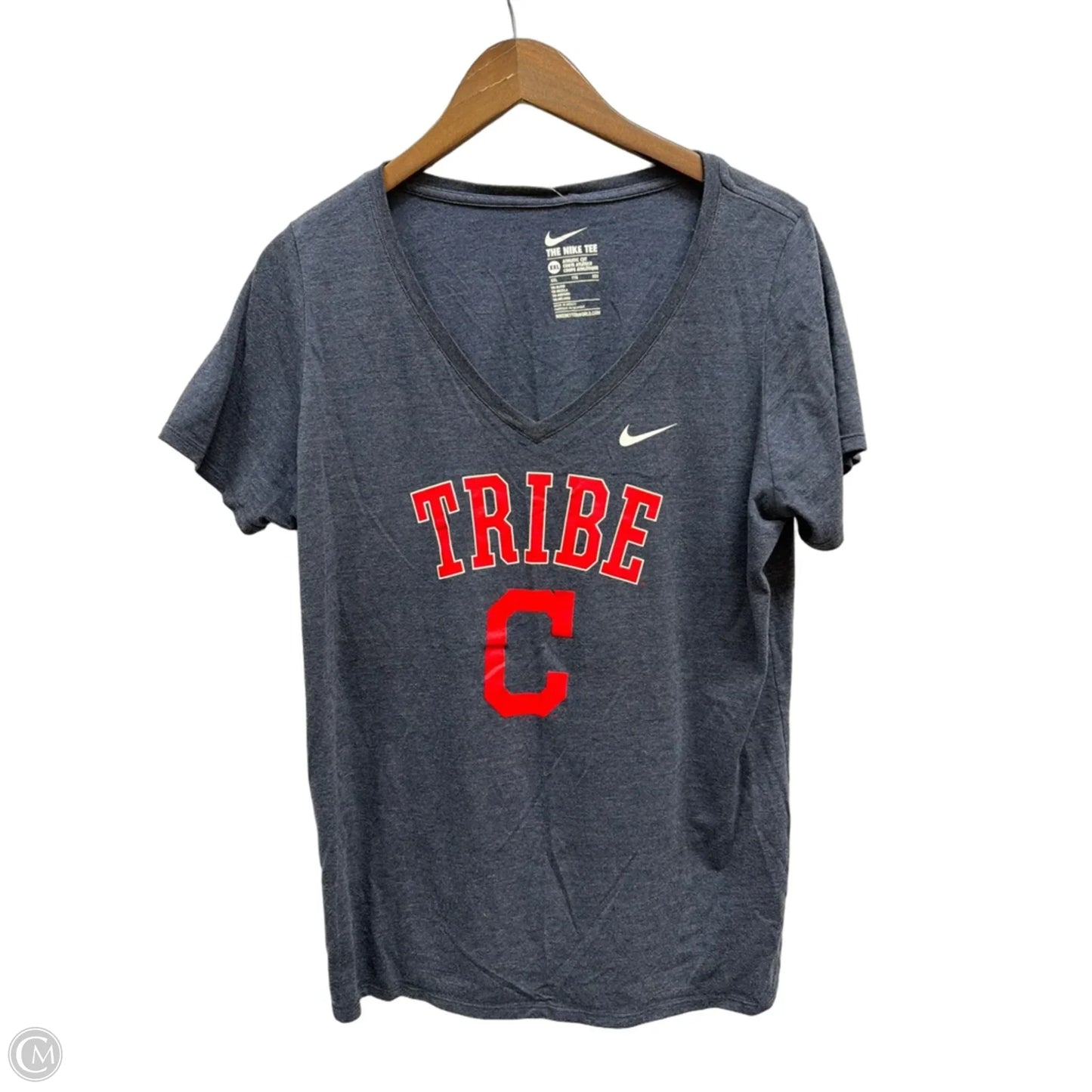 Top Short Sleeve By Nike Apparel In Navy, Size: 1x