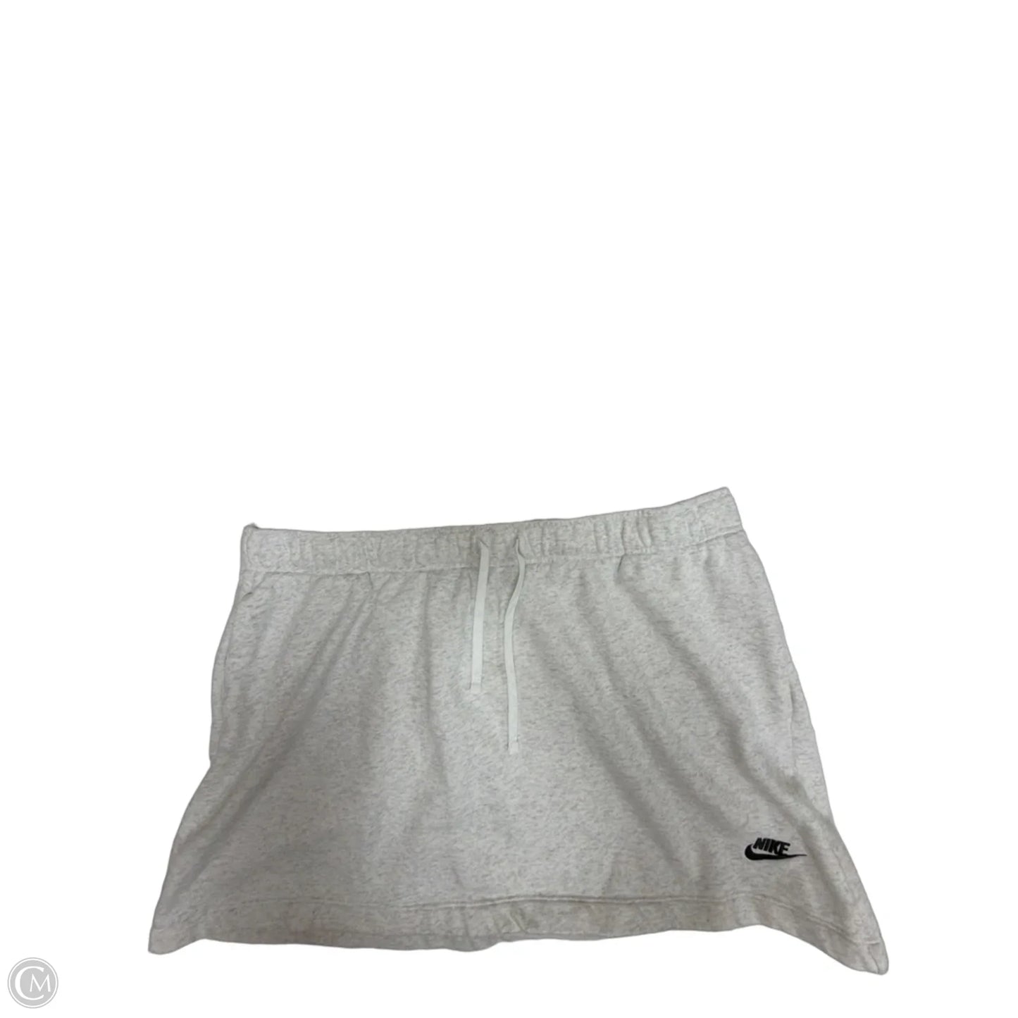 Athletic Skirt By Nike Apparel In Grey, Size: 1x