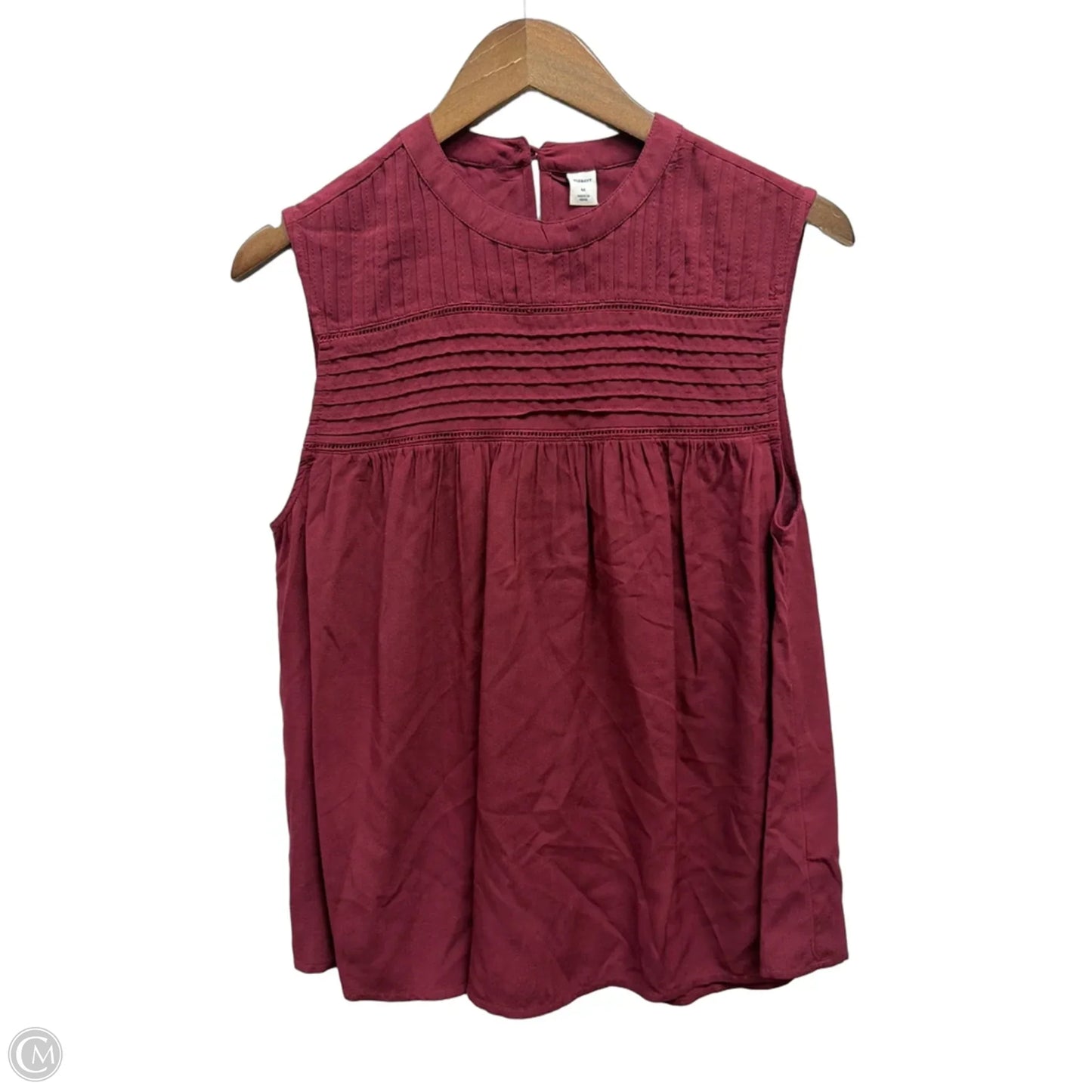 Top Sleeveless By Old Navy In Maroon, Size: M