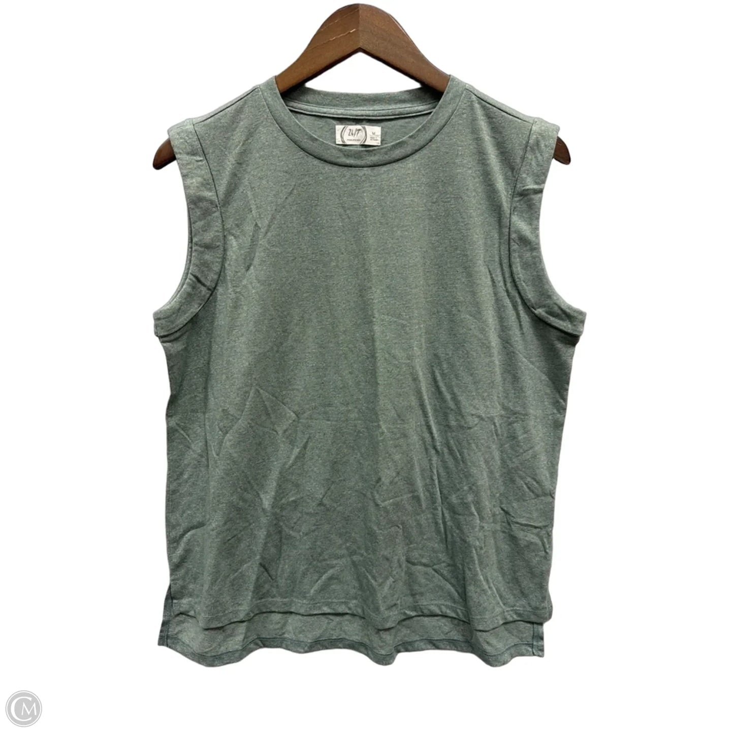 Top Sleeveless By Maurices In Green, Size: M