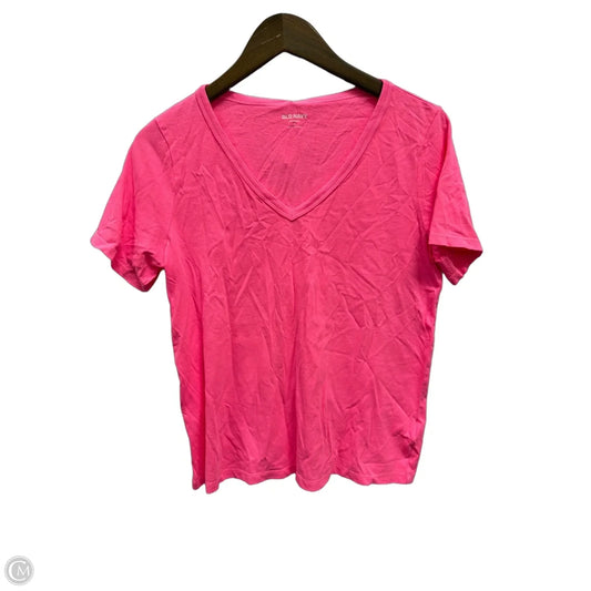 Top Short Sleeve Basic By Old Navy In Pink, Size: M