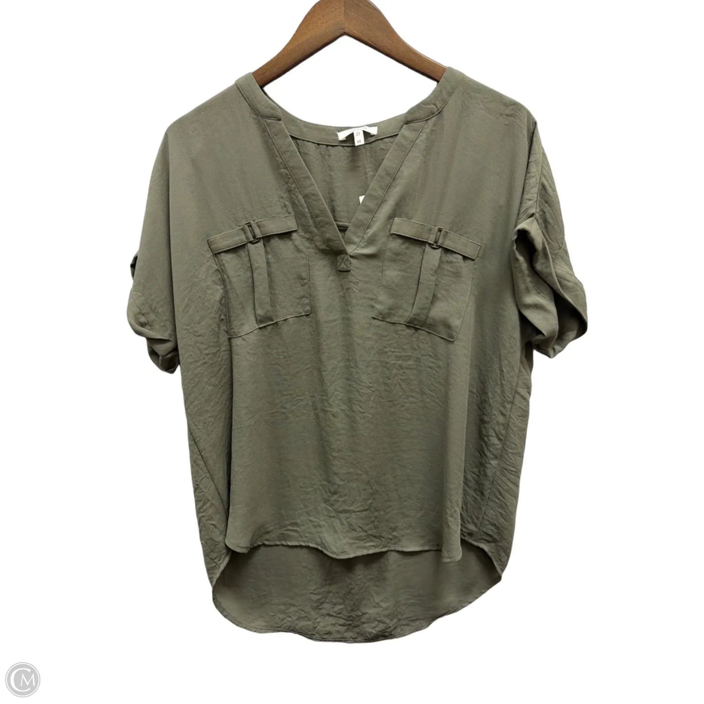 Top Short Sleeve By Maurices In Green, Size: M