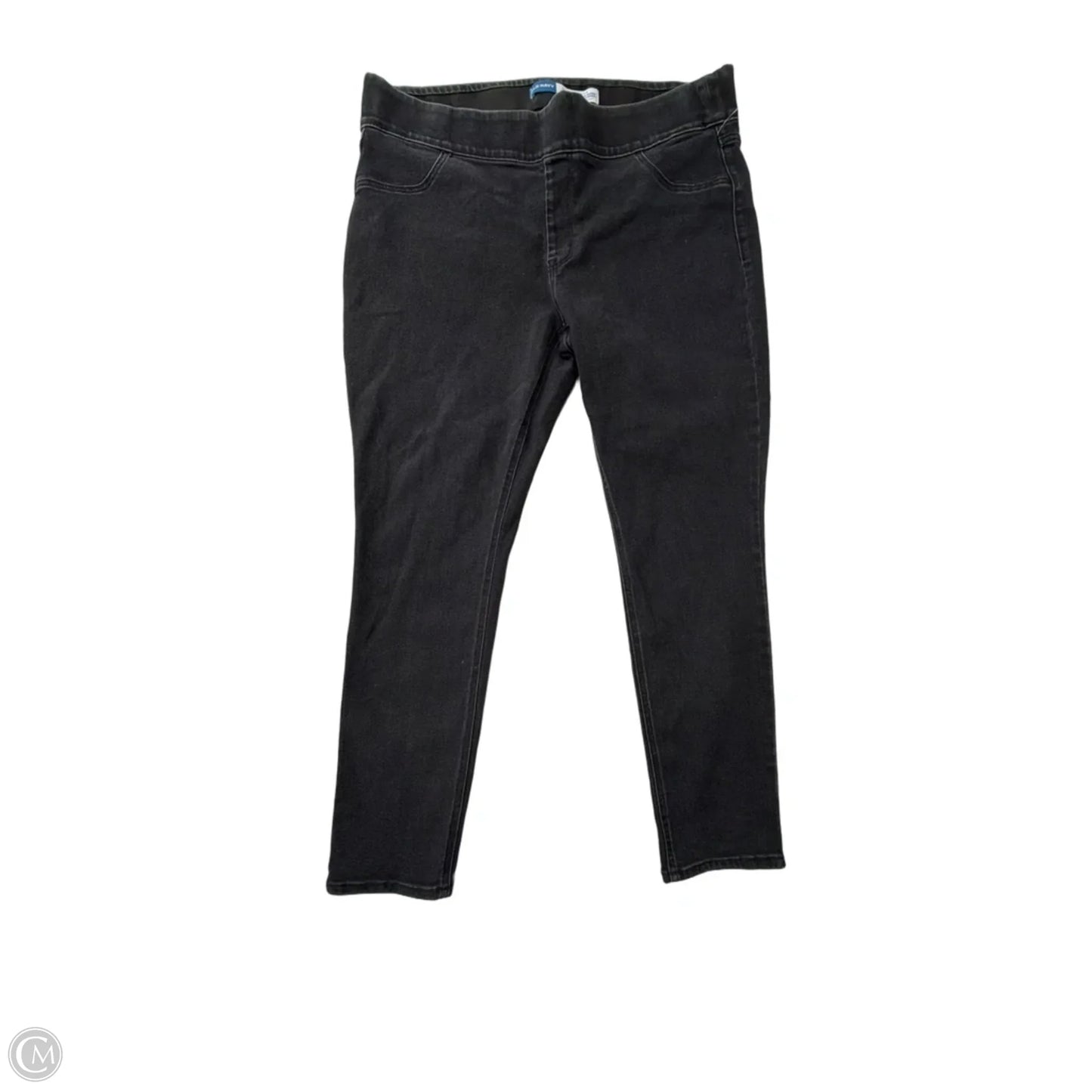 Jeans Skinny By Old Navy In Black Denim, Size: 18