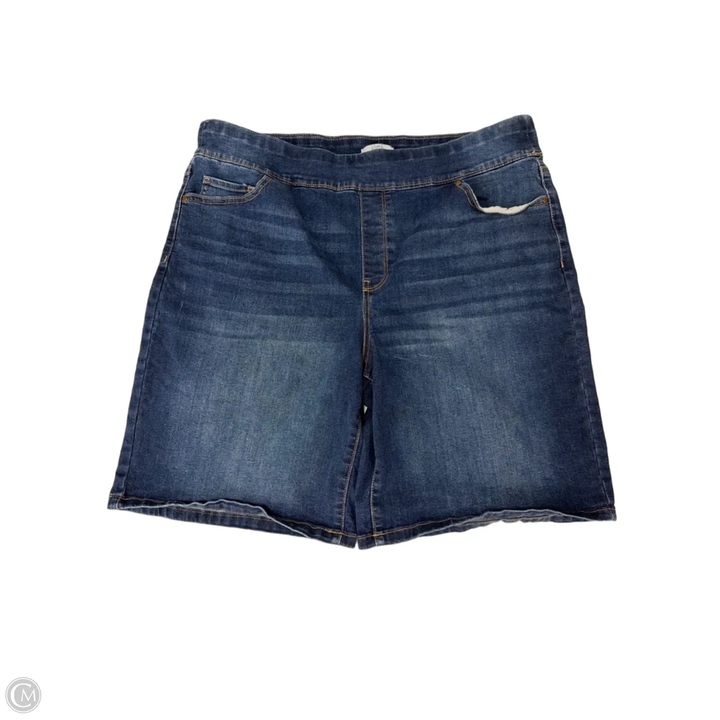 Shorts By Croft And Barrow In Blue Denim, Size: 18