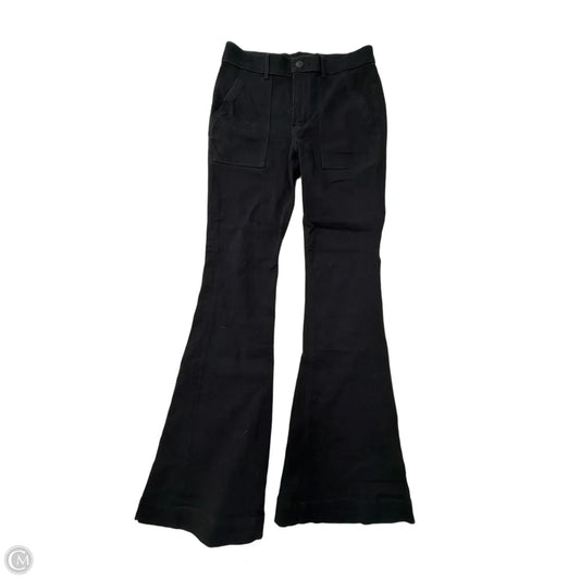 Jeans Flared By Express In Black Denim, Size: 4
