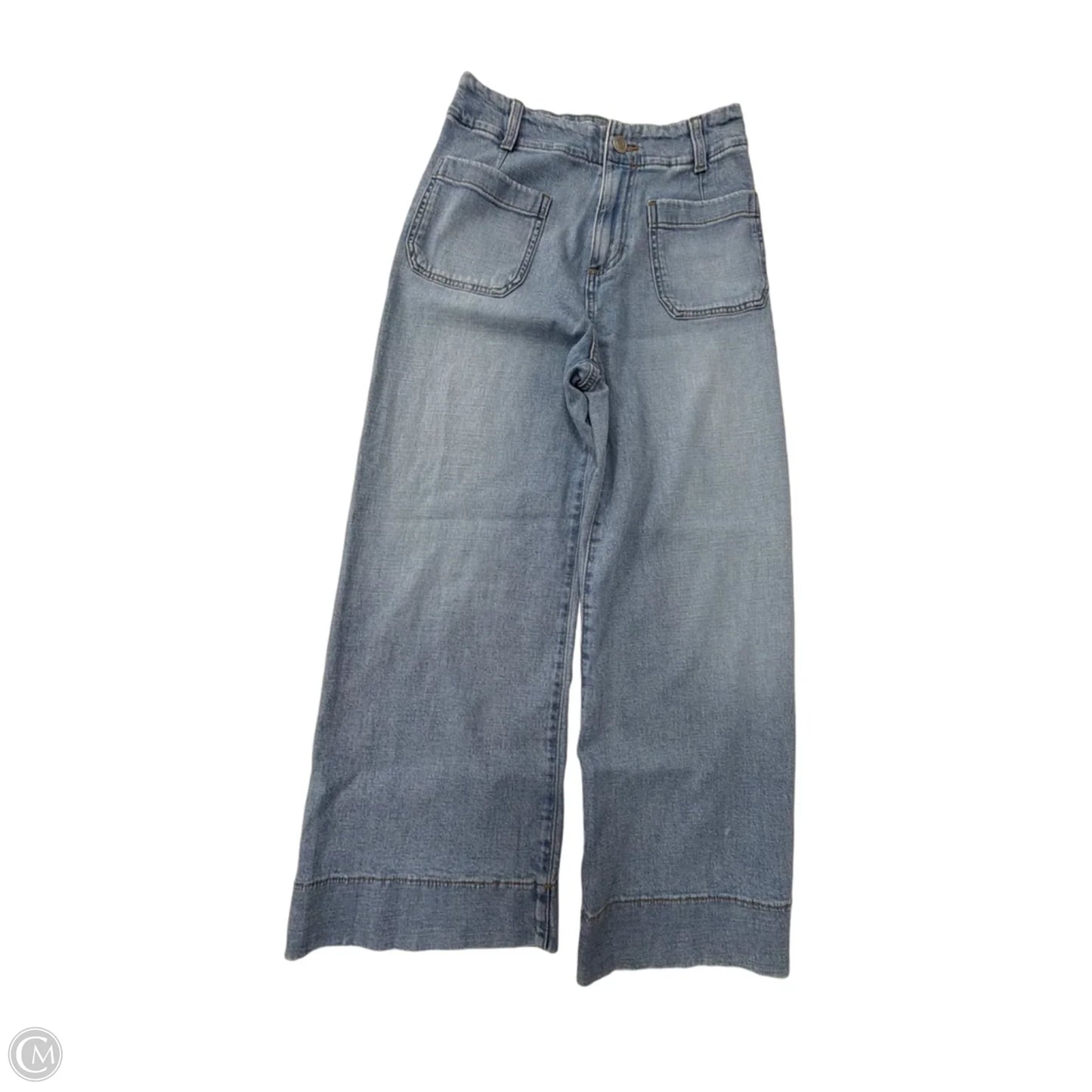 Jeans Straight By Lc Lauren Conrad In Blue Denim, Size: 4