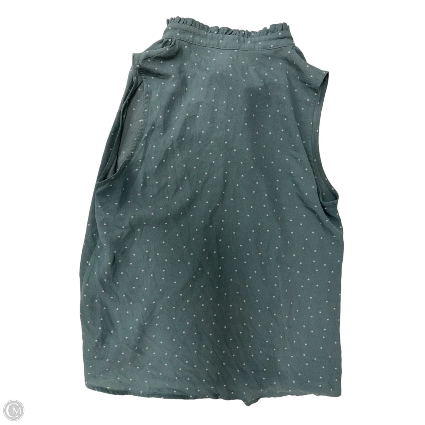 Top Sleeveless By Clothes Mentor In Polkadot Pattern, Size: M