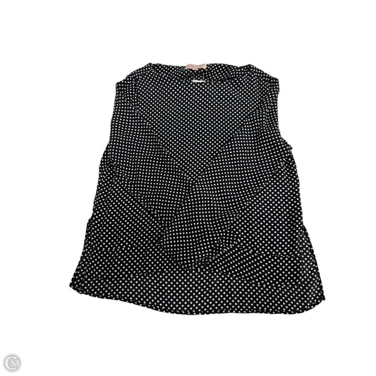 Top Long Sleeve By Philosophy In Polkadot Pattern, Size: L