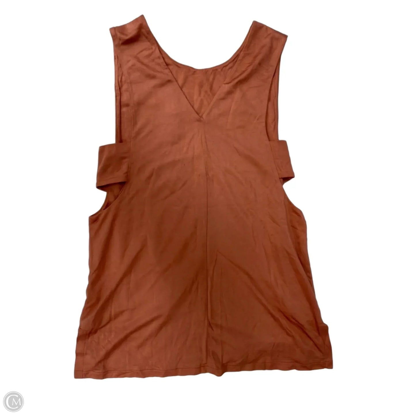 Top Sleeveless By Banana Republic In Peach, Size: S