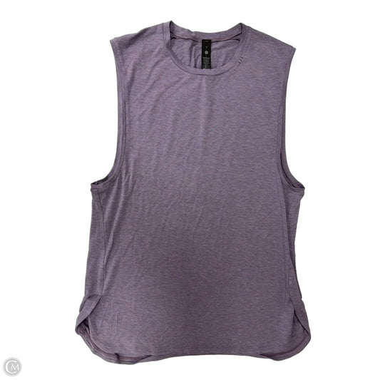 Athletic Tank Top By Lululemon In Purple, Size: M