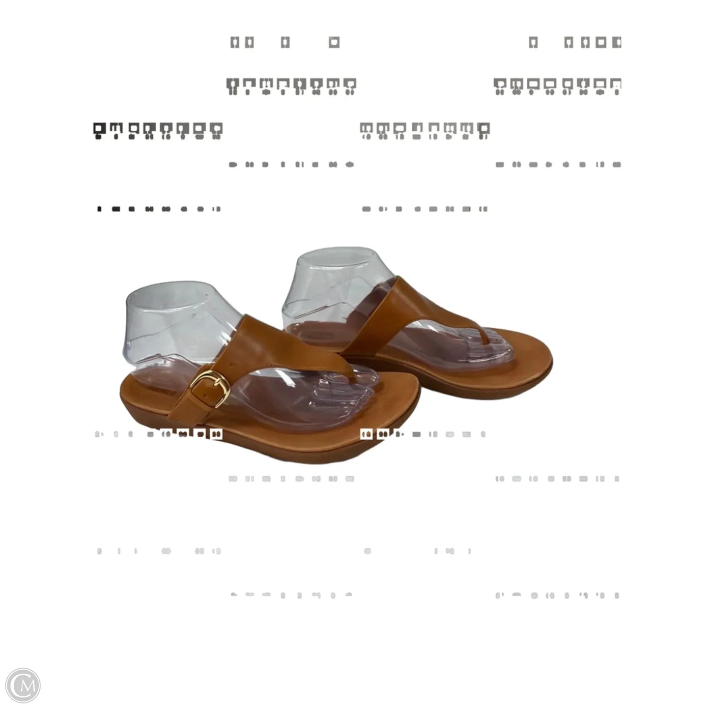 Sandals Flats By Fitflop In Brown, Size: 8