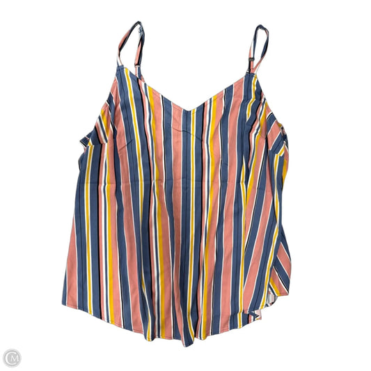 Tank Top By Torrid In Striped Pattern, Size: 3x