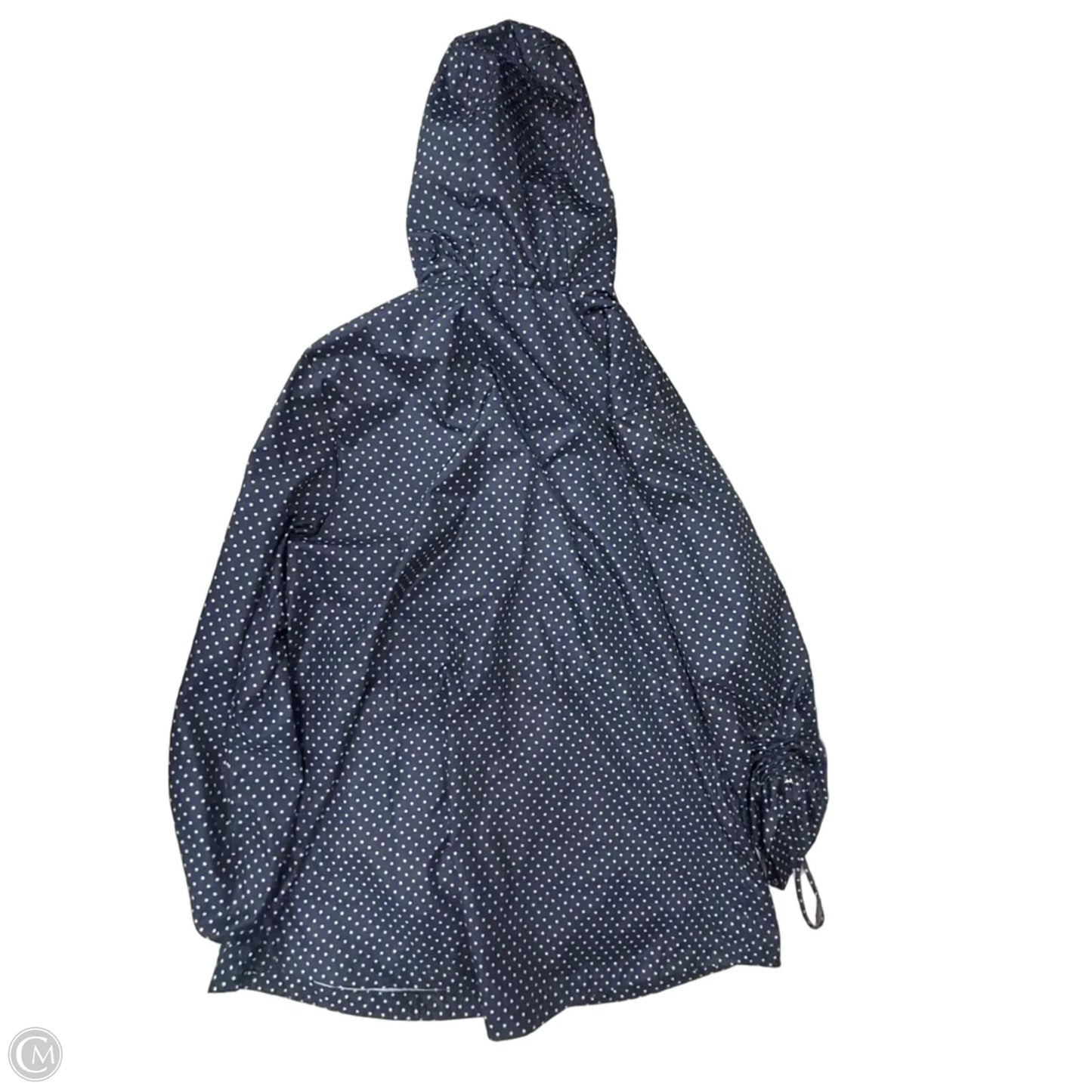 Jacket Windbreaker By Jones New York In Polkadot Pattern, Size: Xl