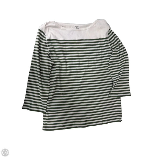 Top Long Sleeve By Clothes Mentor In Striped Pattern, Size: 1x
