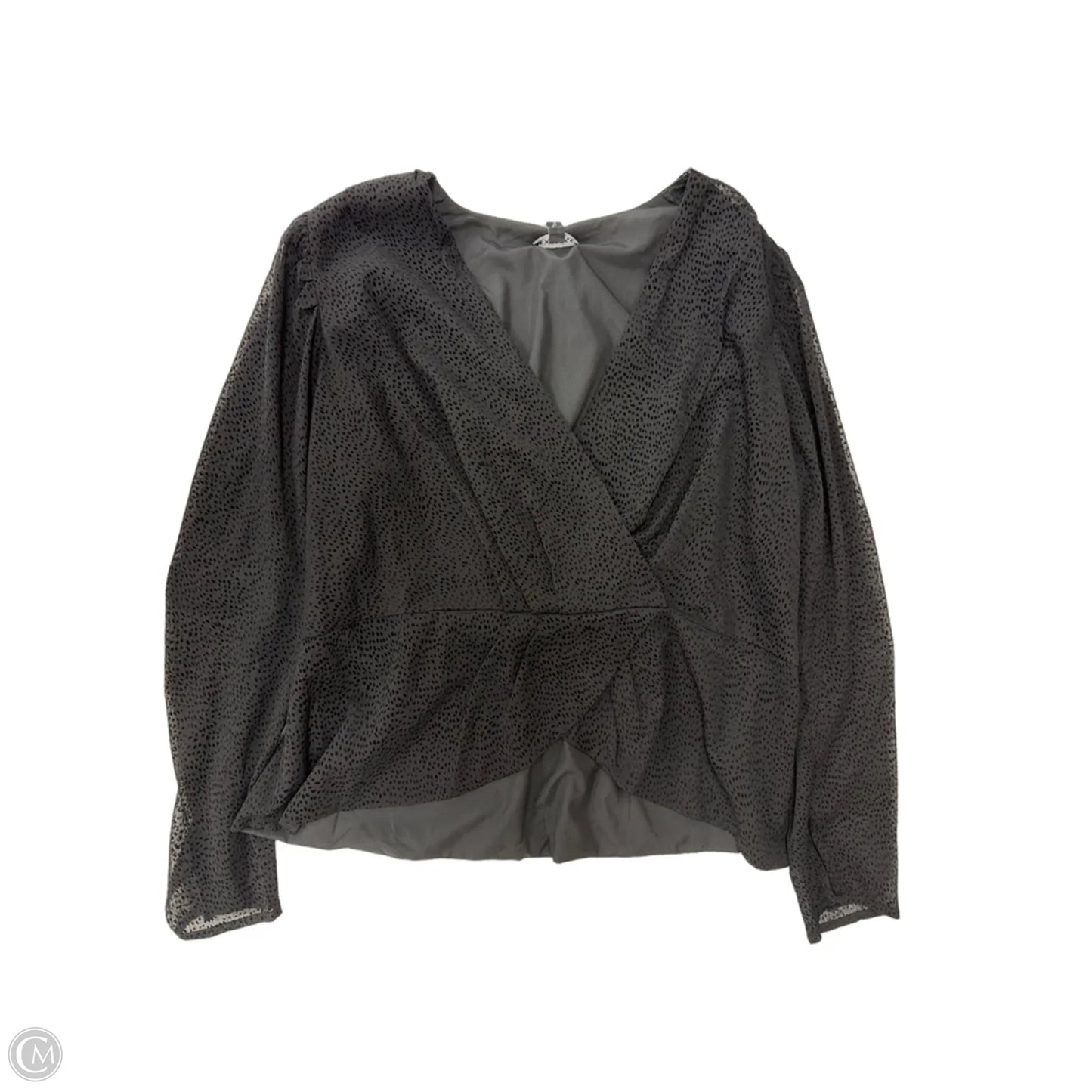 Top Long Sleeve By Express In Black, Size: Xl