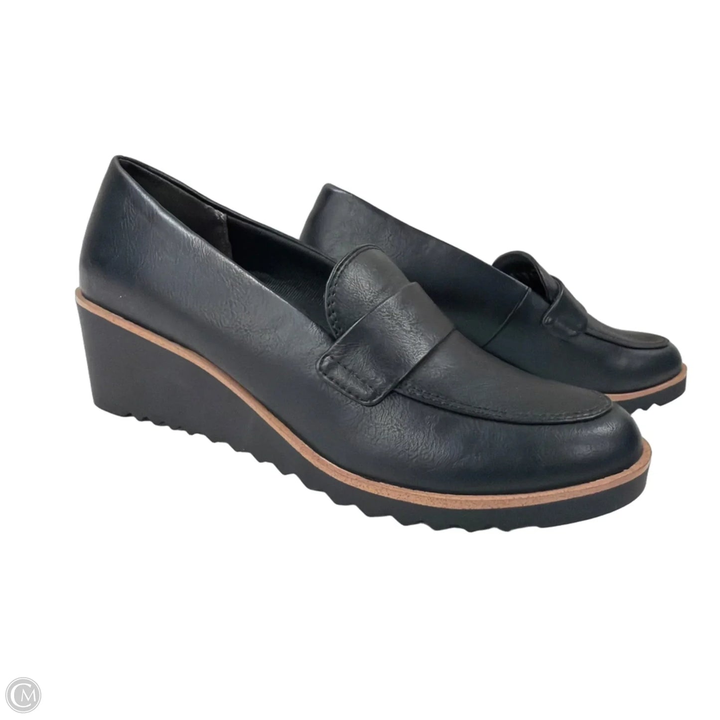 Shoes Heels Wedge By Life Stride In Black, Size: 7.5