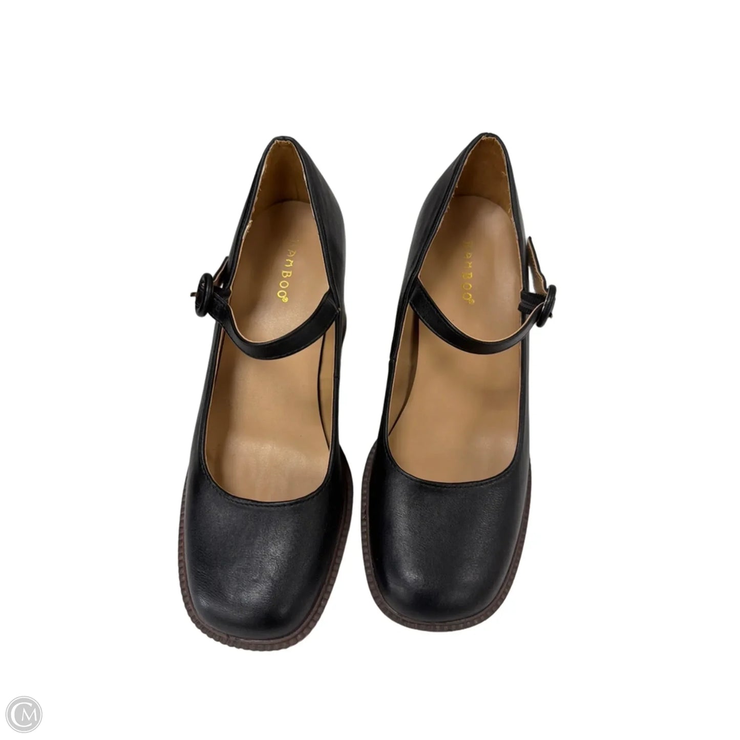 Shoes Heels Block By Bamboo In Black, Size: 9