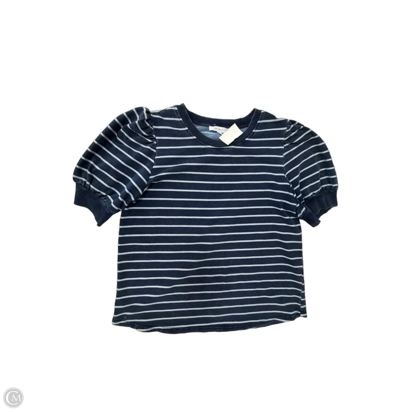 Top Short Sleeve By Jane And Delancey In Striped Pattern, Size: L