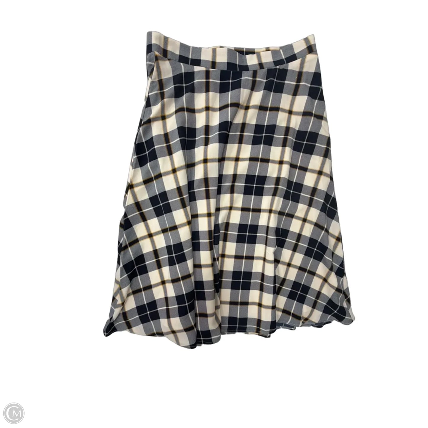 Skirt Midi By Ann Taylor In Plaid Pattern, Size: S