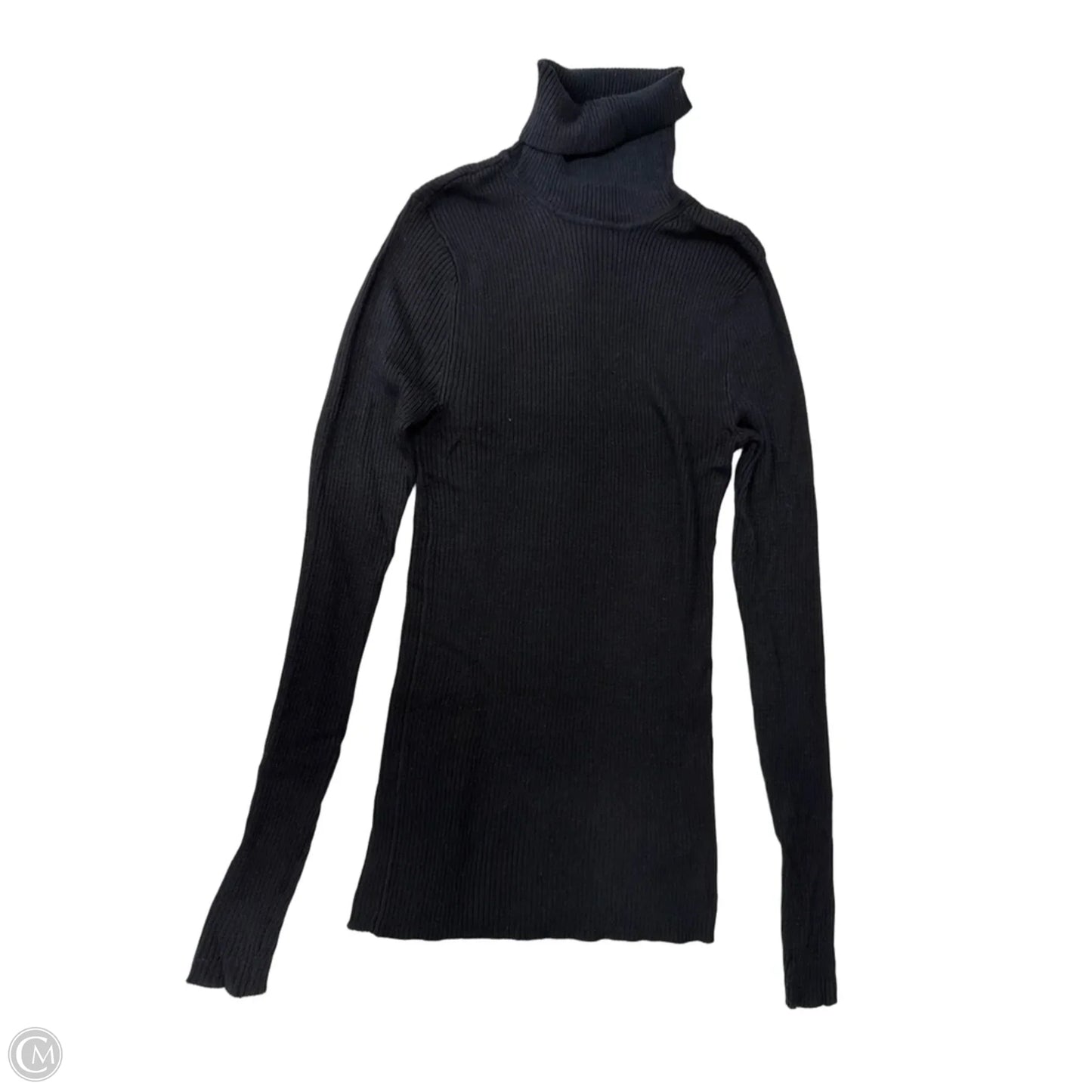 Top Long Sleeve By Express In Black, Size: Xs
