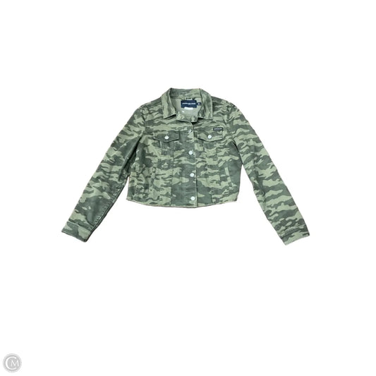 Jacket Denim By Calvin Klein In Camouflage Print, Size: M