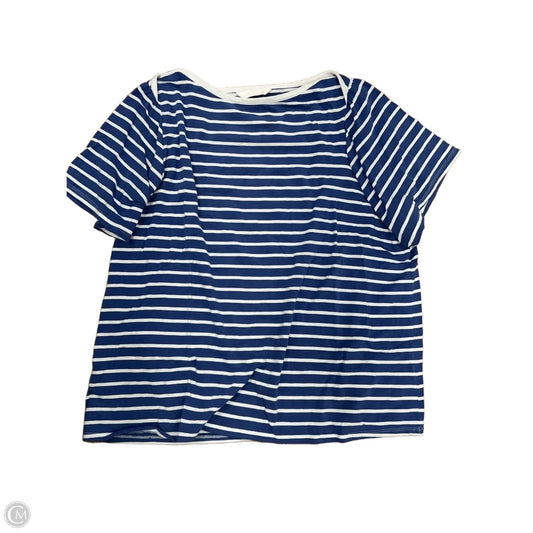 Top Short Sleeve By Lc Lauren Conrad In Striped Pattern, Size: 1x