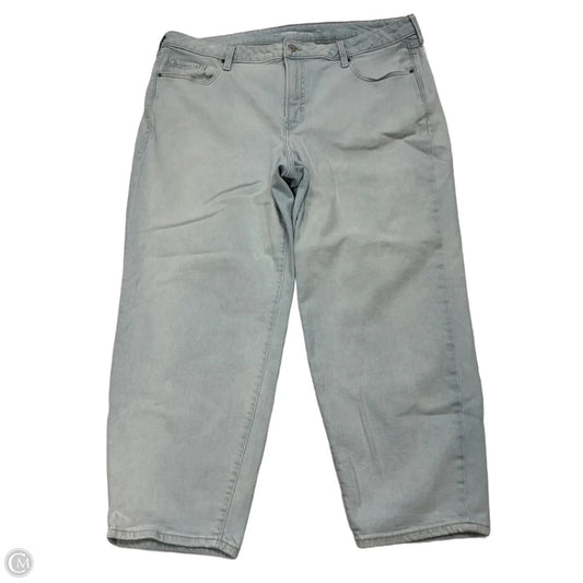 Jeans Straight By Old Navy In Blue Denim, Size: 20