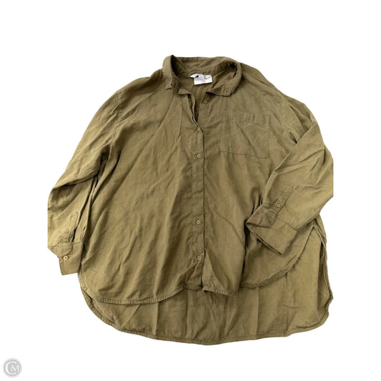 Top Long Sleeve By Old Navy In Green, Size: Xl