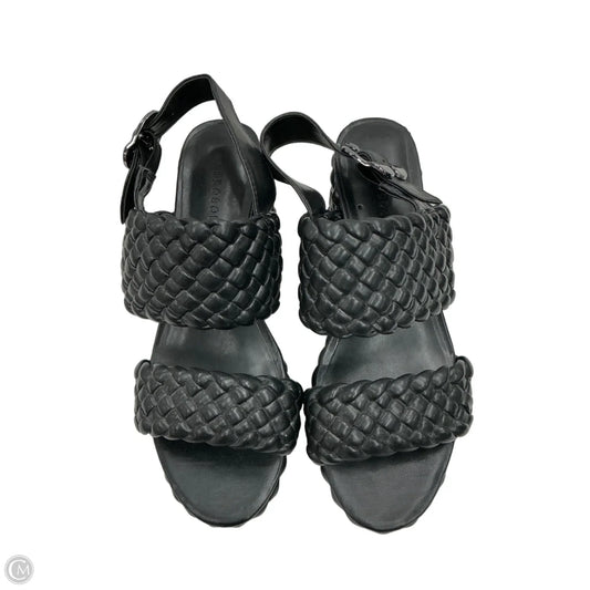 Sandals Heels Block By Aerosoles In Black, Size: 6.5
