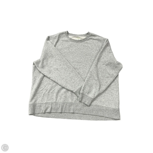 Sweatshirt Crewneck By Tek Gear In Grey, Size: 2x