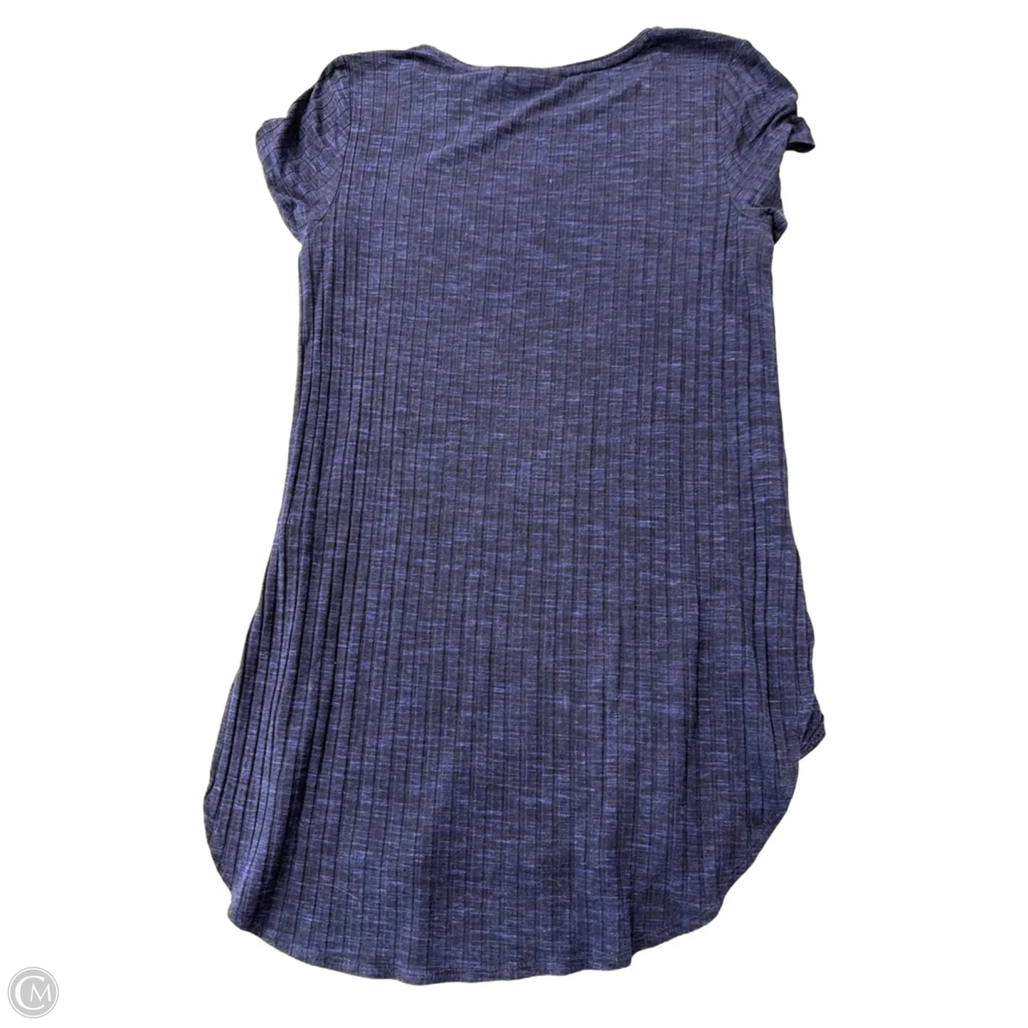 Top Short Sleeve By Apt 9 In Navy, Size: S