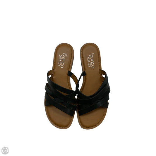Sandals Flats By Franco Sarto In Black, Size: 6
