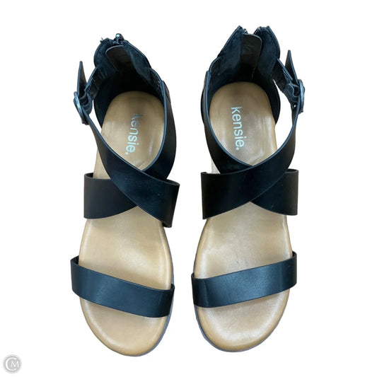 Sandals Flats By Kensie In Black, Size: 9