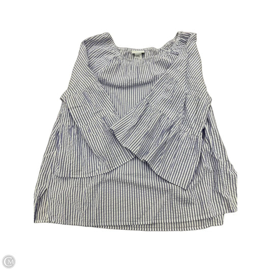 Top Long Sleeve By Liz Claiborne In Striped Pattern, Size: Xl