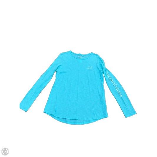 Top Long Sleeve By Vineyard Vines In Blue, Size: Xs