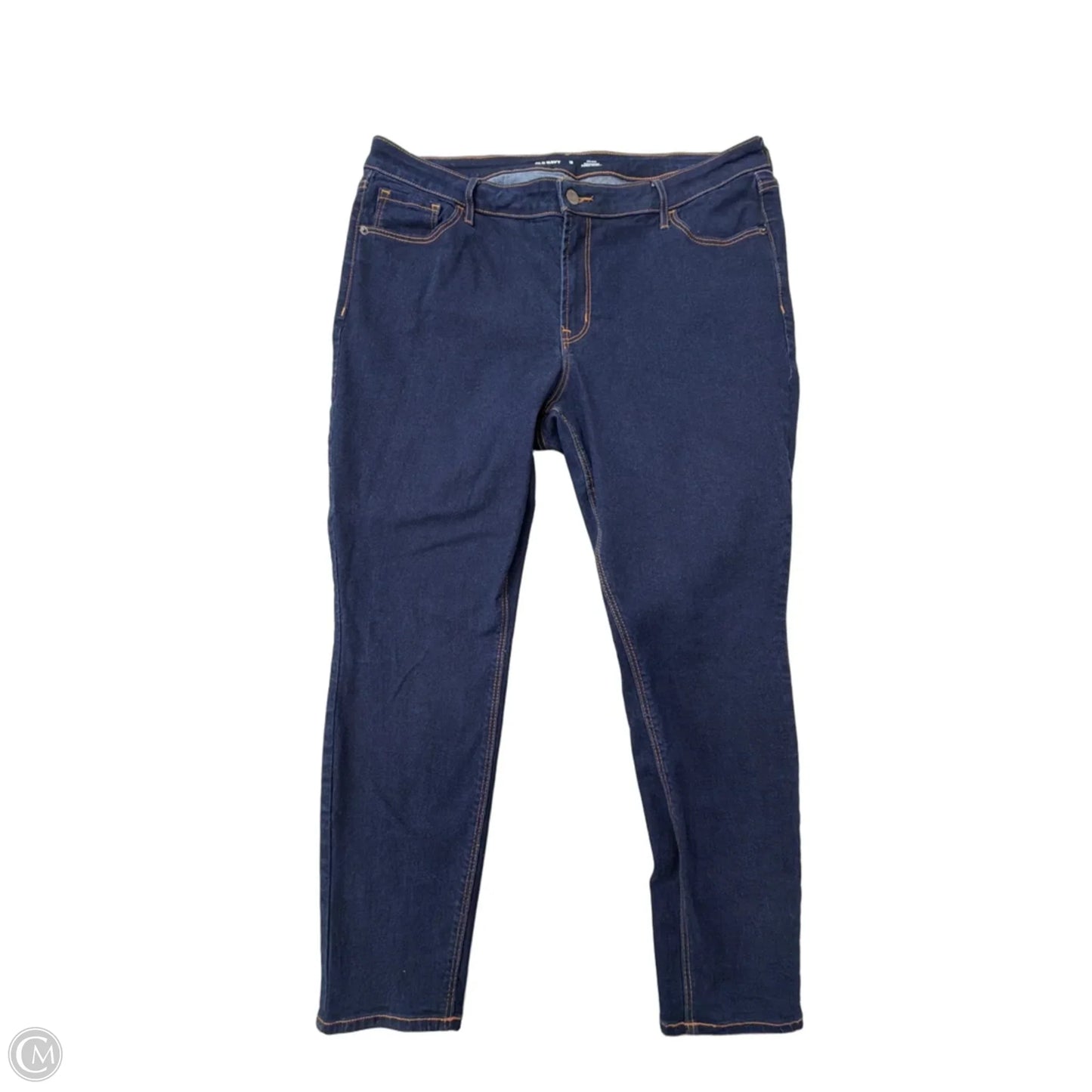 Jeans Skinny By Old Navy In Blue Denim, Size: 18