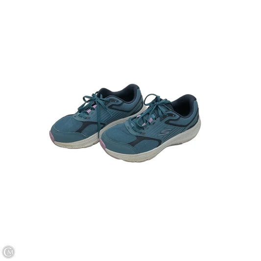 Shoes Athletic By Skechers In Blue, Size: 10