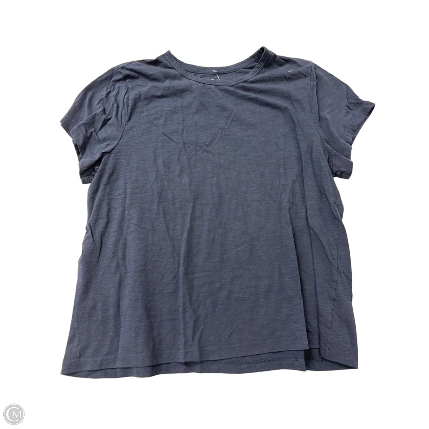 Top Short Sleeve Basic By Time And Tru In Navy, Size: 2x