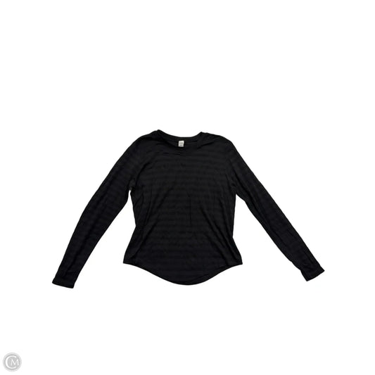 Athletic Top Long Sleeve Crewneck By DSG In Black, Size: Xs
