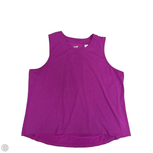 Athletic Tank Top By Avia In Purple, Size: 1x