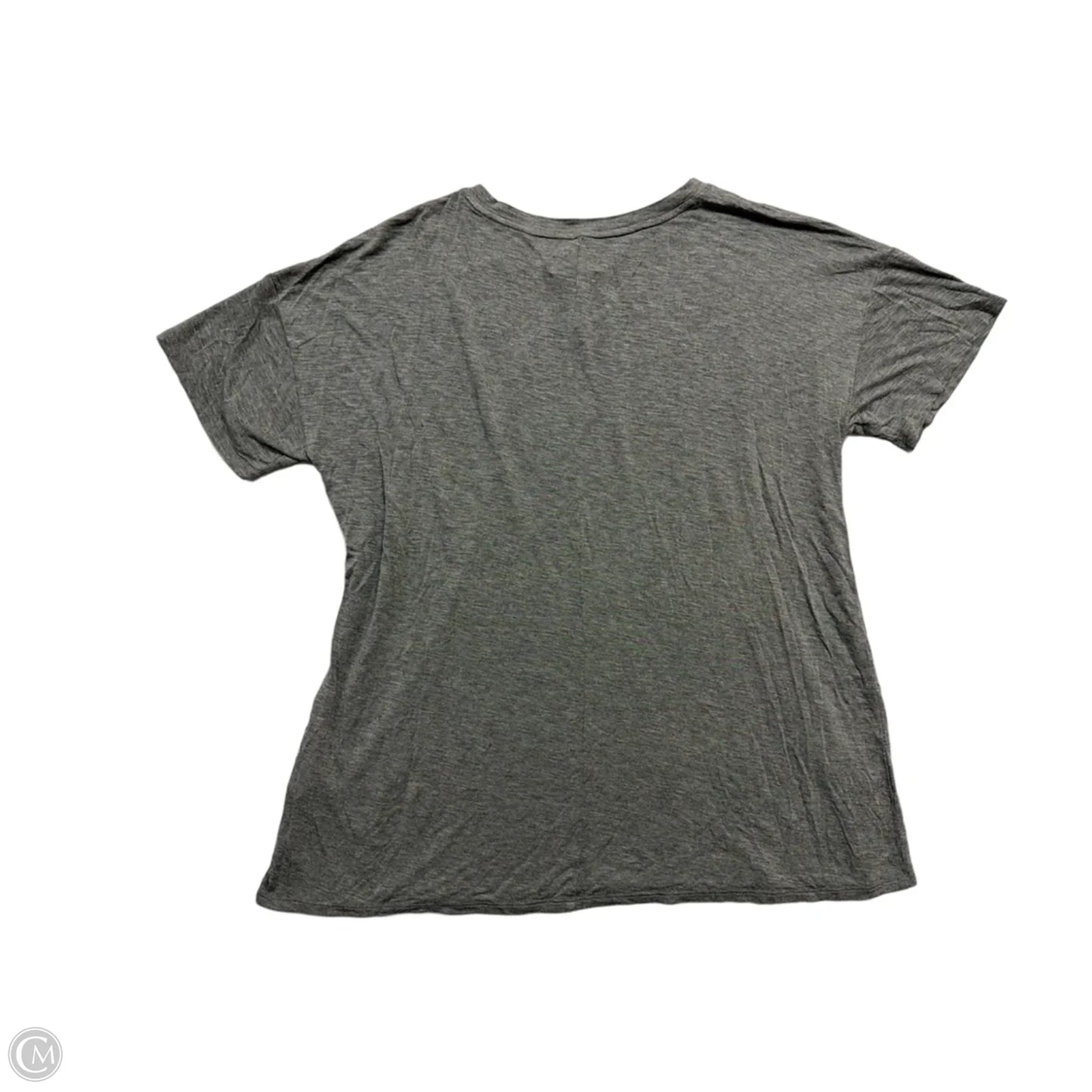 Top Short Sleeve By Style And Company In Grey, Size: L