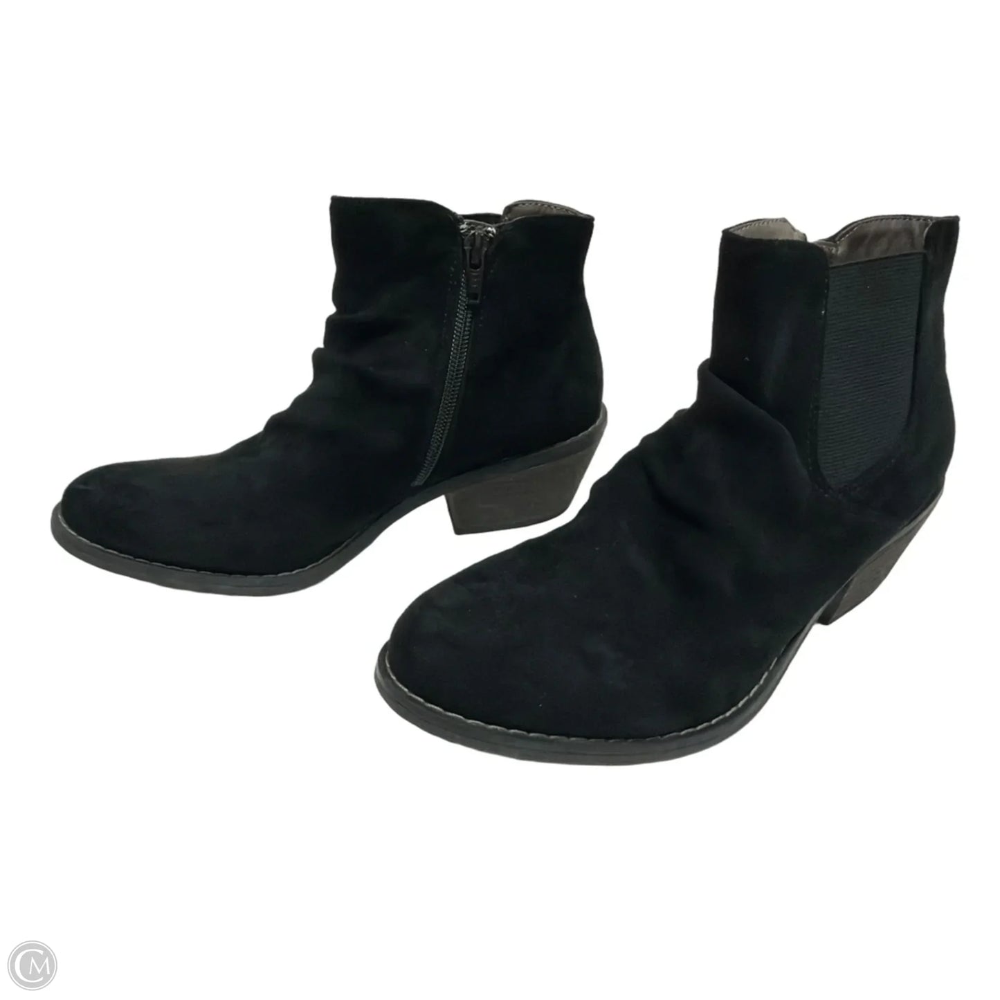 Boots Ankle Flats By Sofft In Black, Size: 7.5