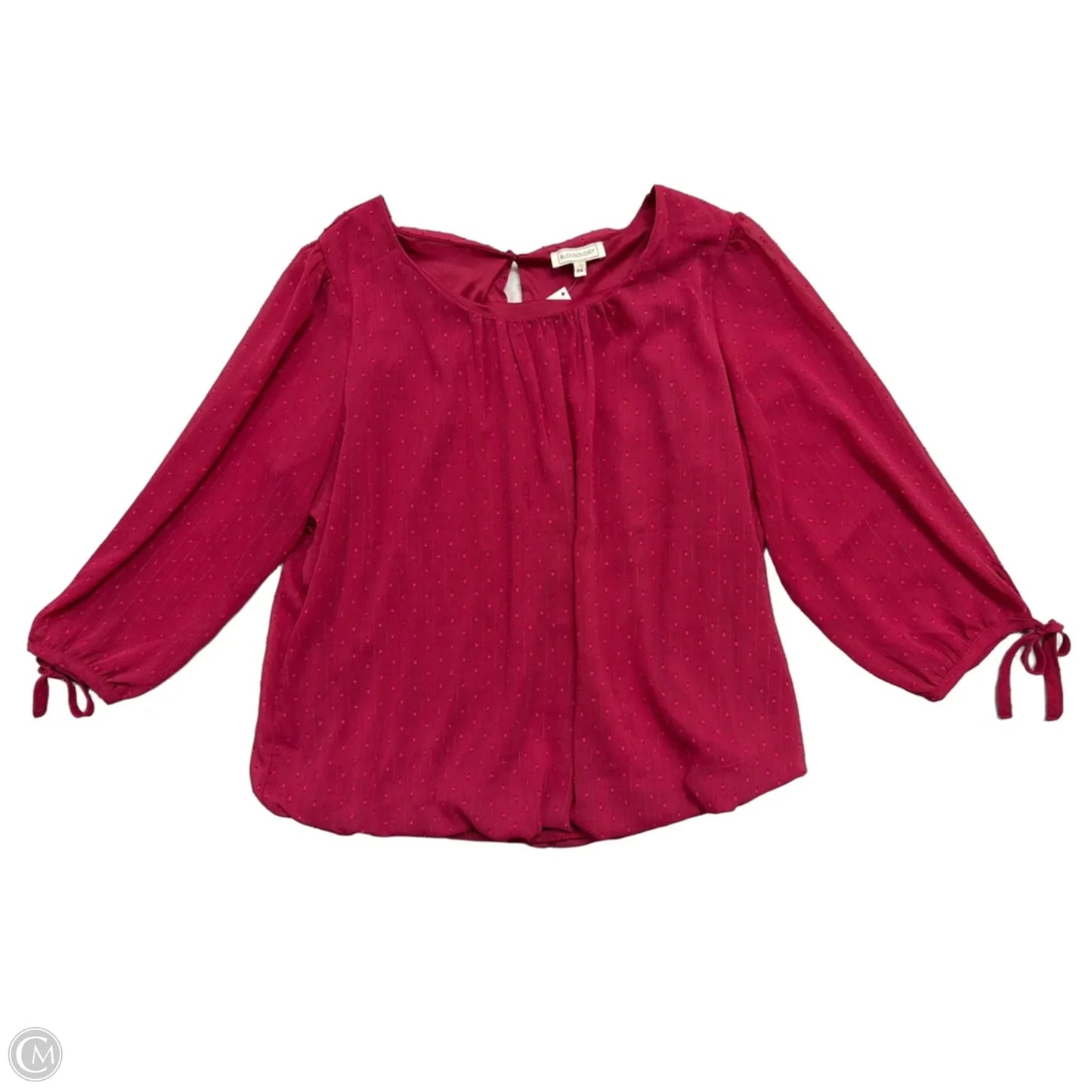 Top Long Sleeve By Clothes Mentor In Pink, Size: 2x