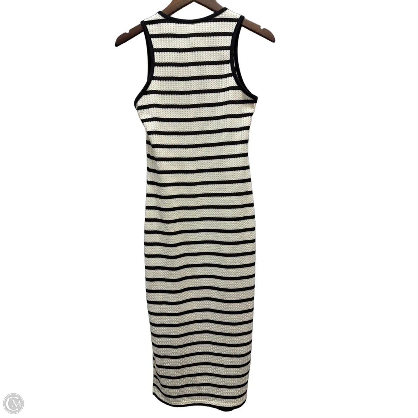Dress Casual Maxi By Shein In Black & Cream, Size: Mp
