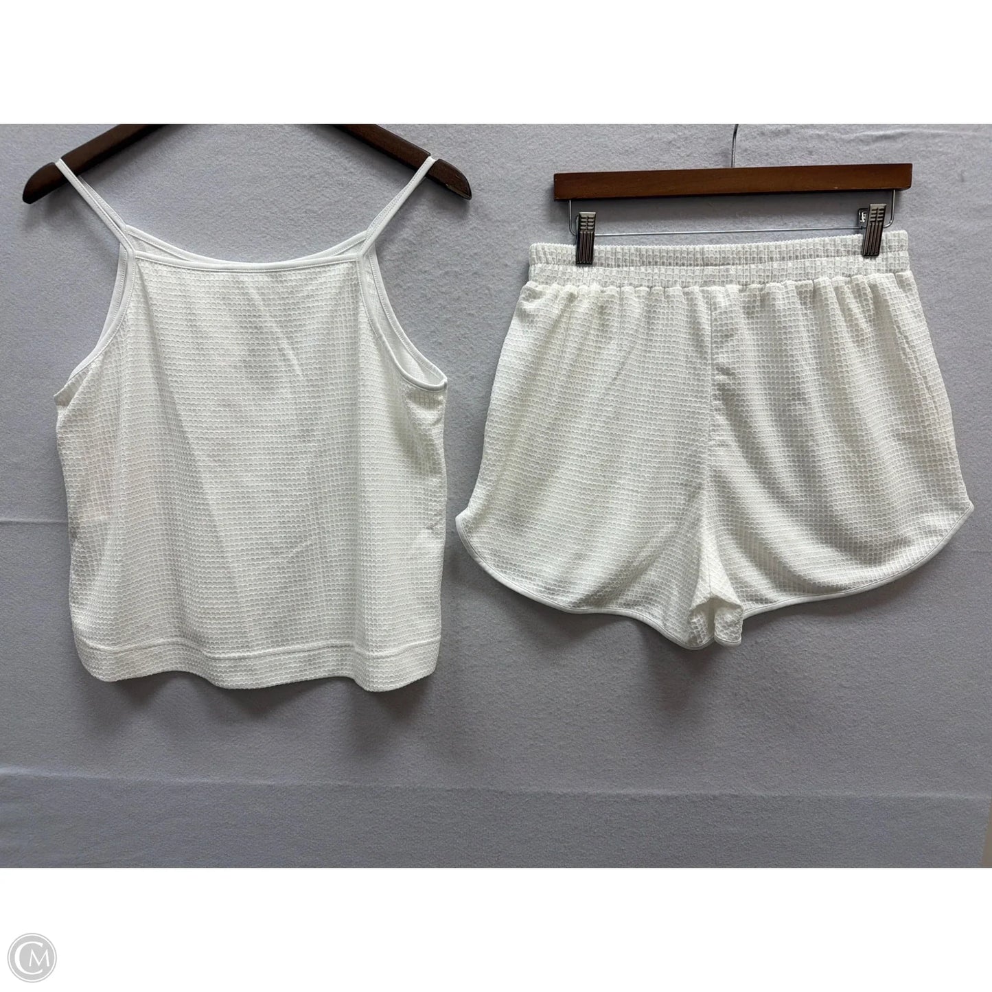 Shorts Set By Envy Divine In White, Size: 12