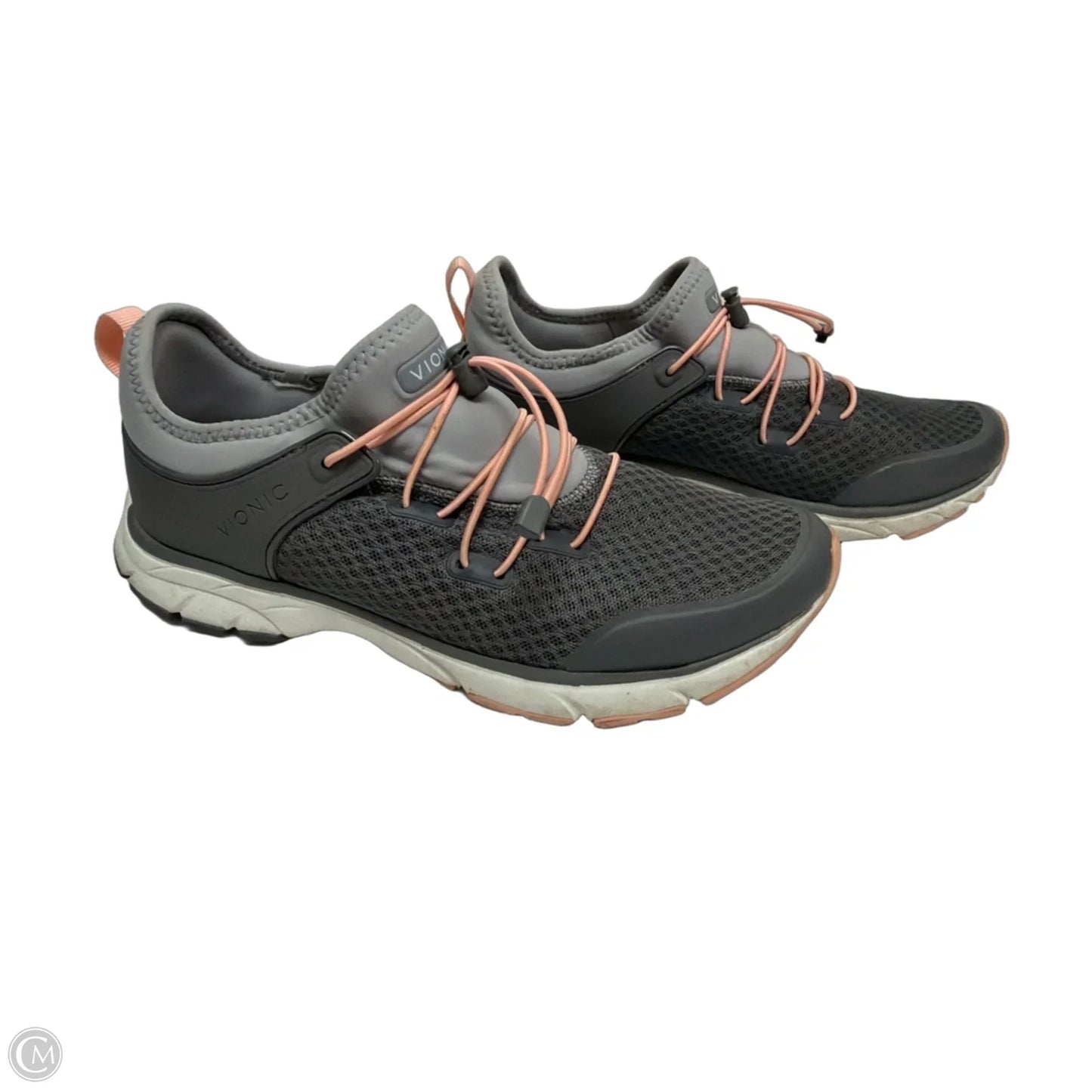 Shoes Athletic By Vionic In Grey & Pink, Size: 8.5