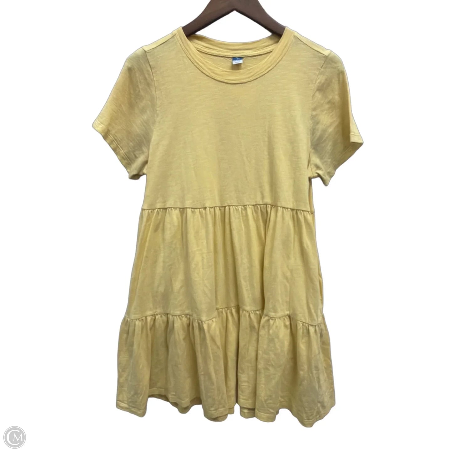 Dress Casual Short By Old Navy In Yellow, Size: M
